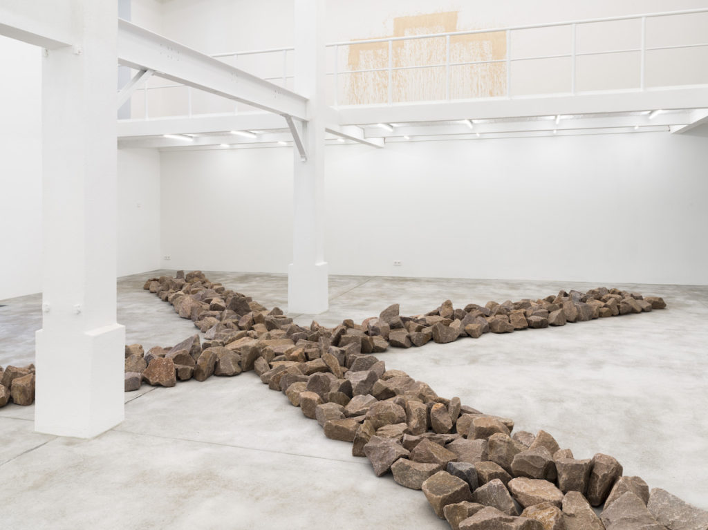 Richard Long-Granite Crossing-Konrad Fischer Galerie